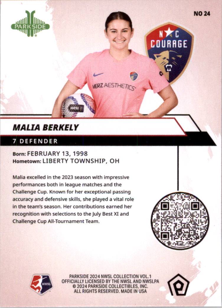 2024 Parkside NWSL Soccer Card Pick (Base) - Picture 27 of 217