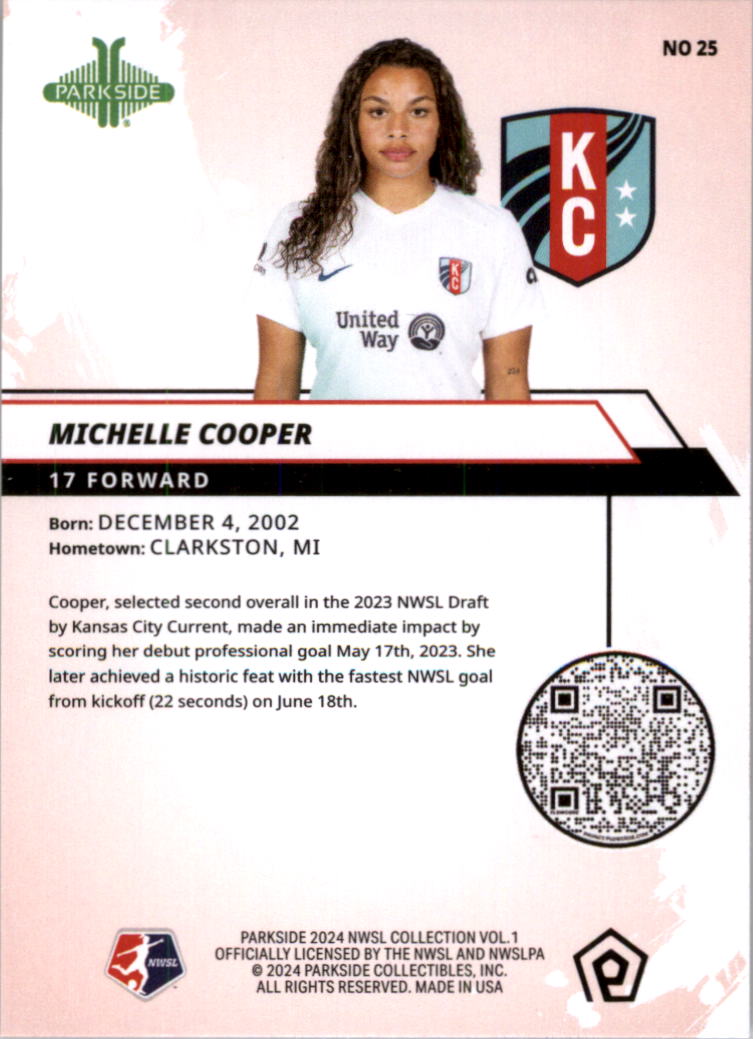 2024 Parkside NWSL Soccer Card Pick (Base) - Picture 29 of 217