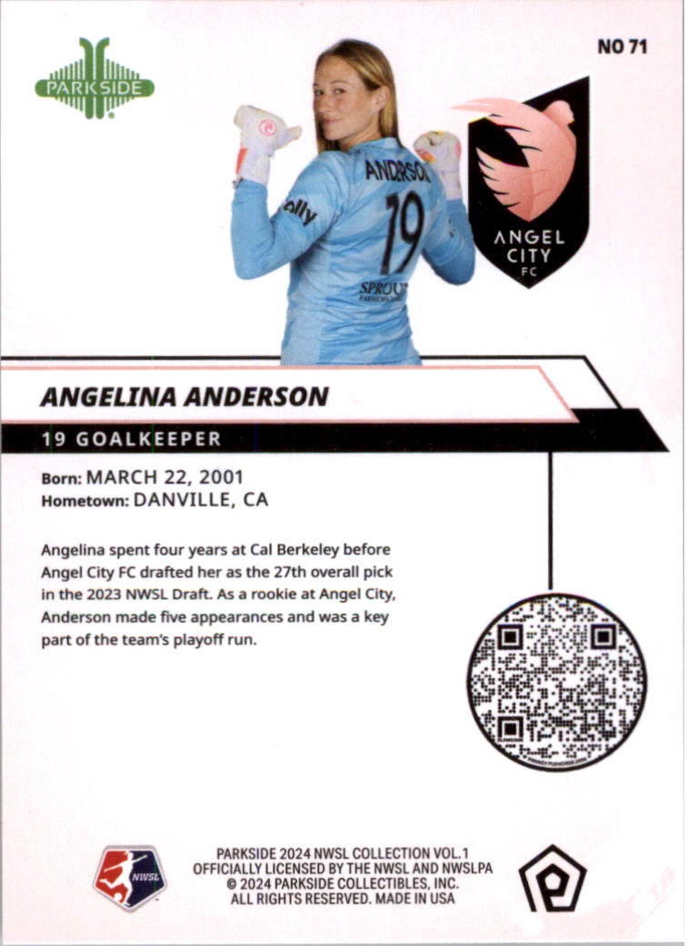 2024 Parkside NWSL Soccer Card Pick (Base) - Picture 61 of 217
