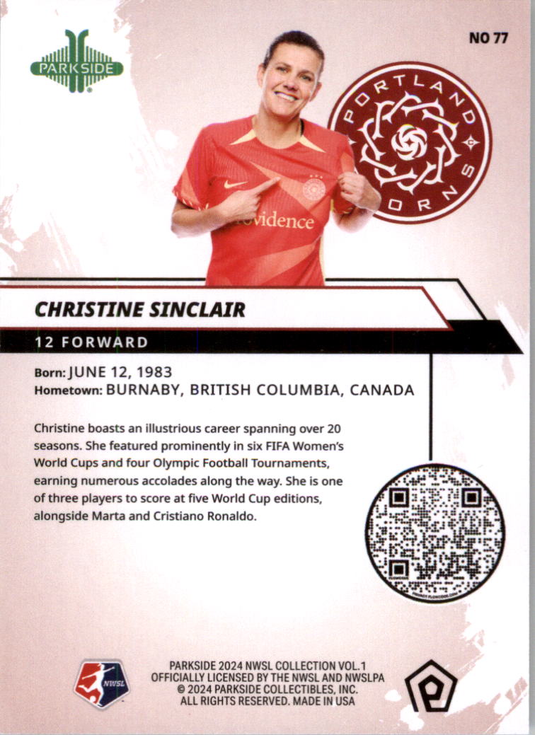 2024 Parkside NWSL Soccer Card Pick (Base) - Picture 71 of 217