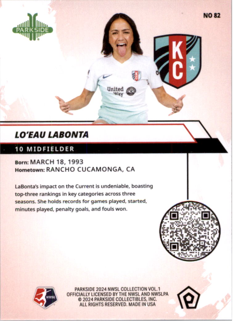 2024 Parkside NWSL Soccer Card Pick (Base) - Picture 79 of 217