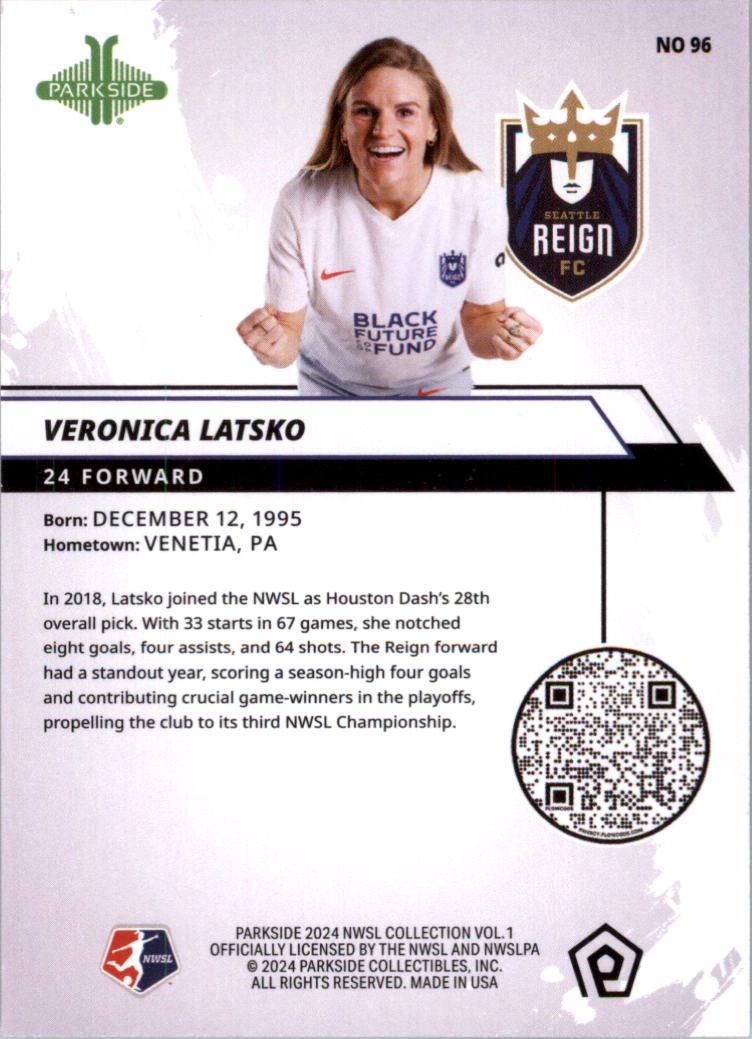 2024 Parkside NWSL Soccer Card Pick (Base) - Picture 91 of 217