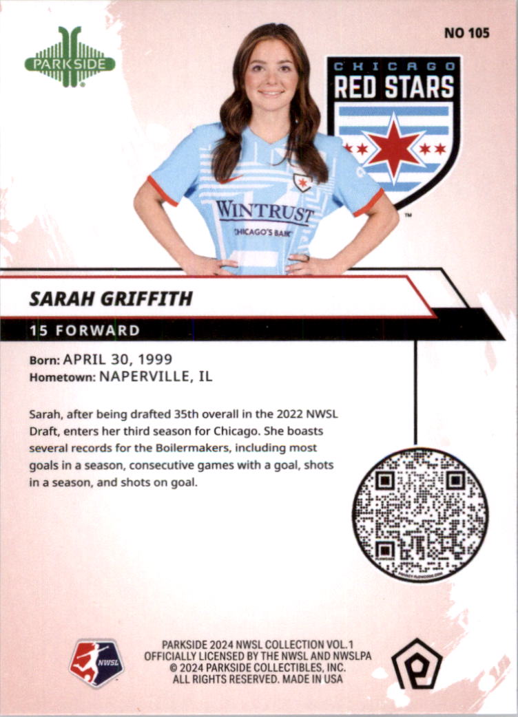 2024 Parkside NWSL Soccer Card Pick (Base) - Picture 105 of 217