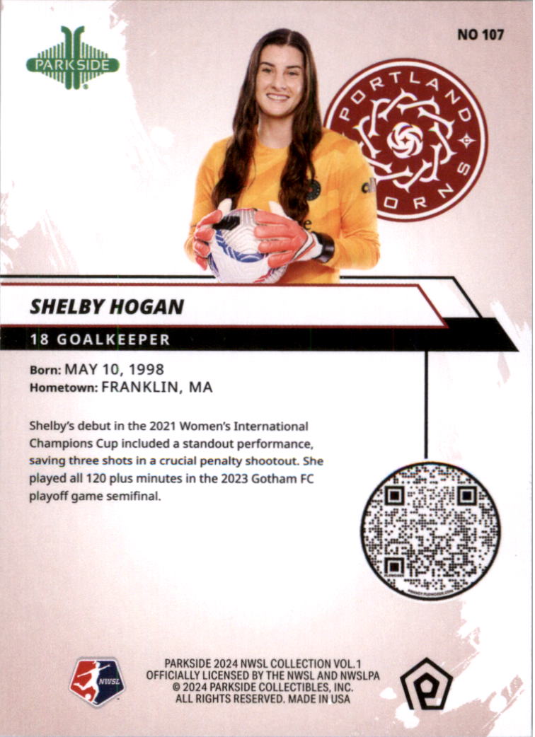 2024 Parkside NWSL Soccer Card Pick (Base) - Picture 109 of 217