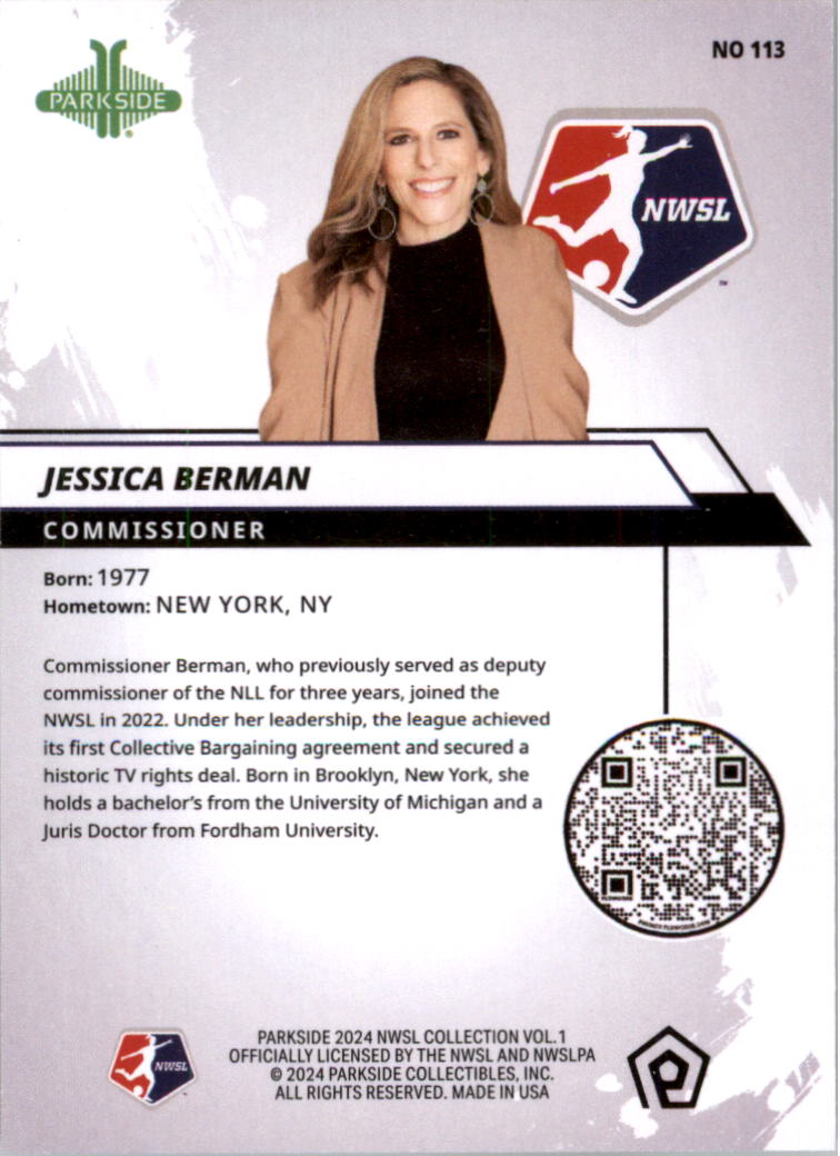 2024 Parkside NWSL Soccer Card Pick (Base) - Picture 117 of 217