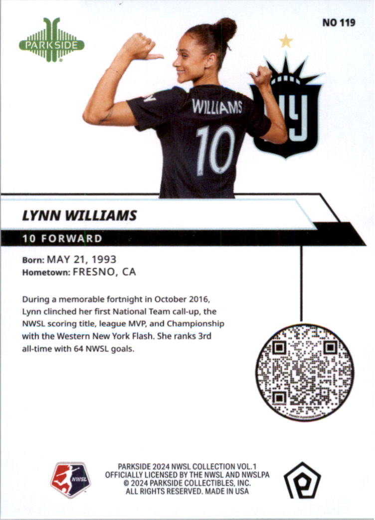 2024 Parkside NWSL Soccer Card Pick (Base) - Picture 125 of 217