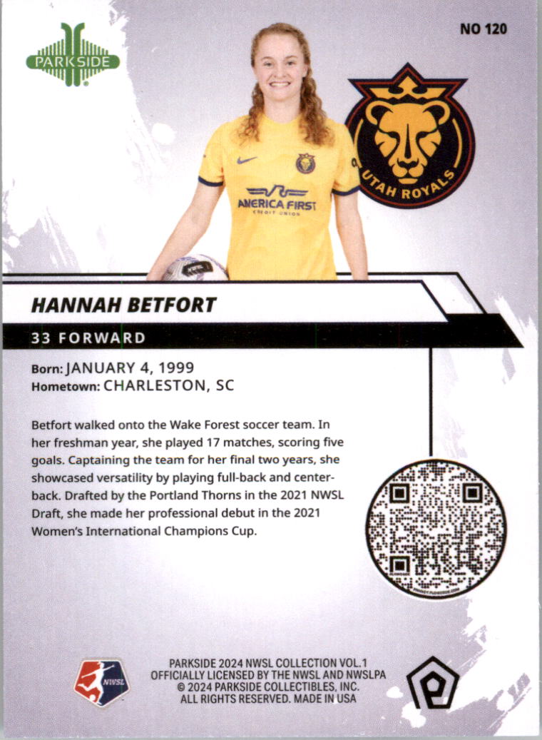2024 Parkside NWSL Soccer Card Pick (Base) - Picture 127 of 217