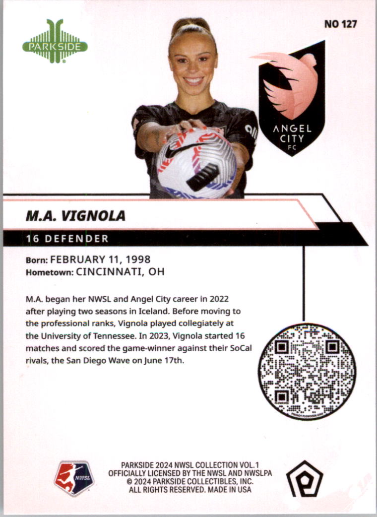 2024 Parkside NWSL Soccer Card Pick (Base) - Picture 137 of 217