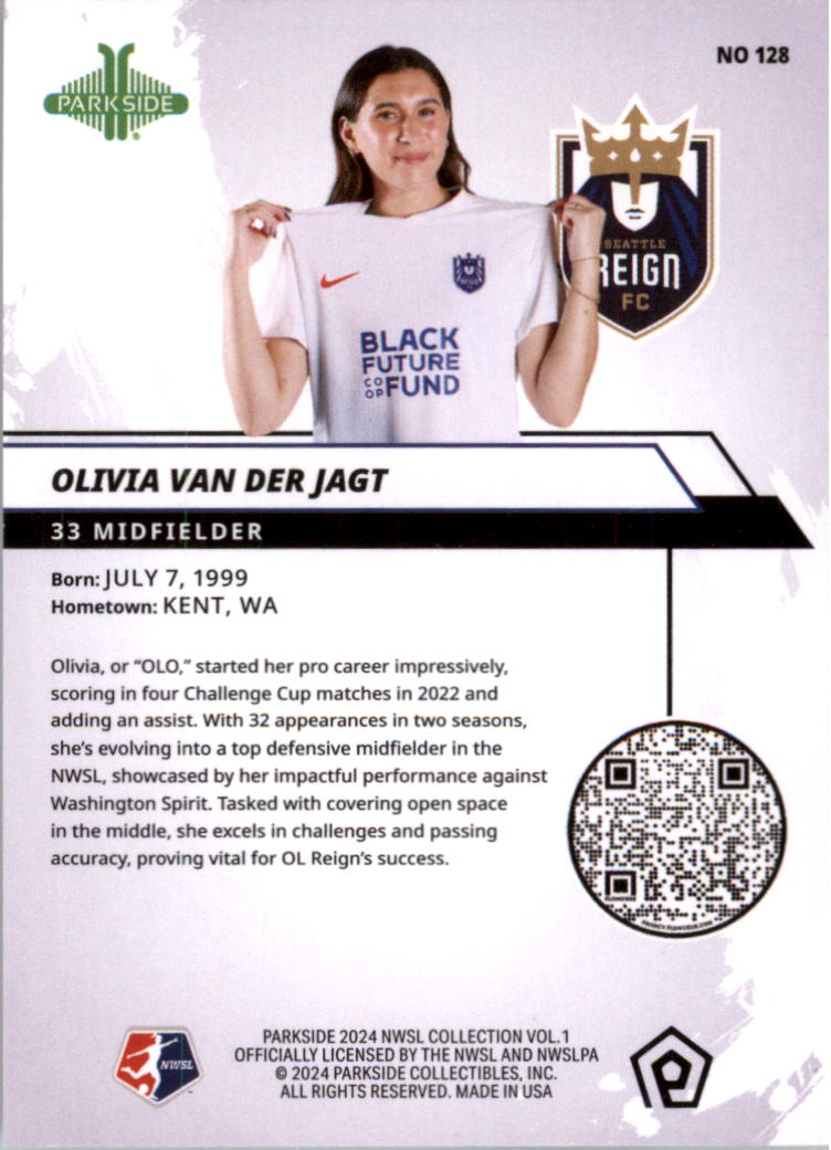 2024 Parkside NWSL Soccer Card Pick (Base) - Picture 139 of 217