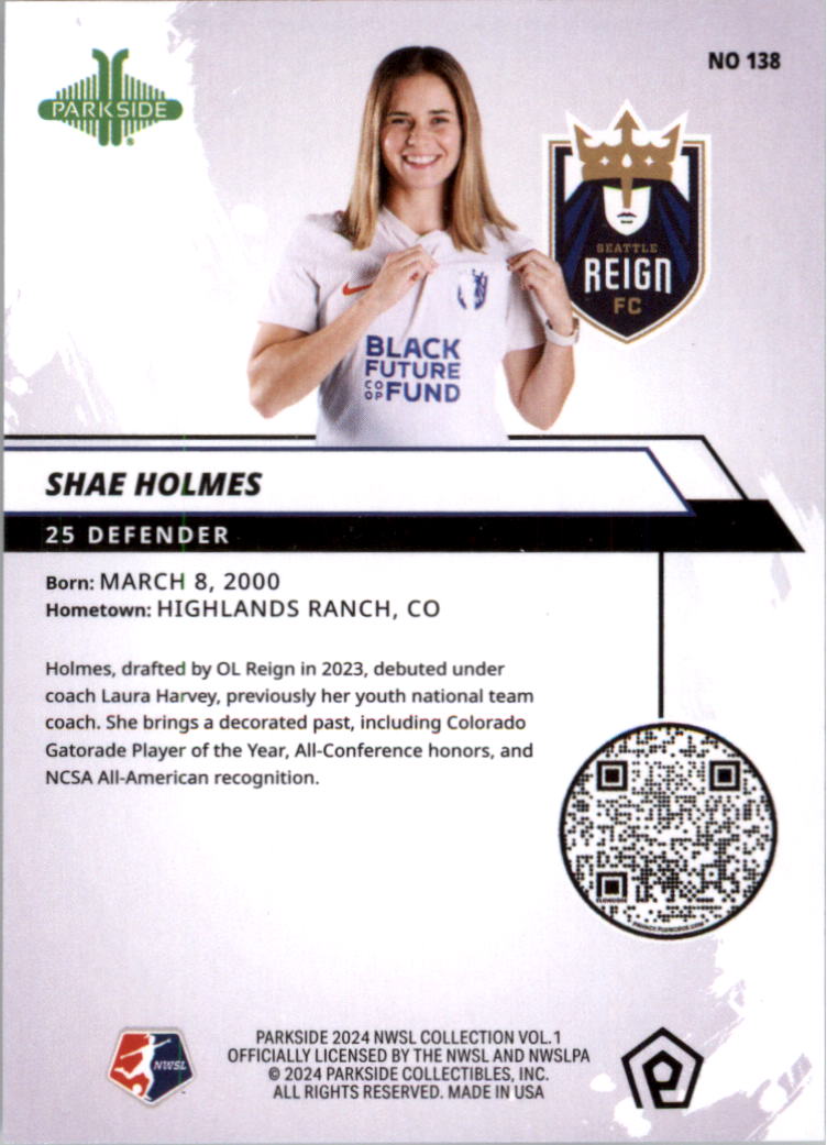 2024 Parkside NWSL Soccer Card Pick (Base) - Picture 153 of 217