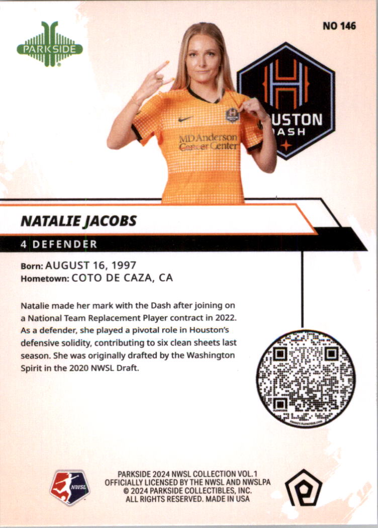 2024 Parkside NWSL Soccer Card Pick (Base) - Picture 165 of 217