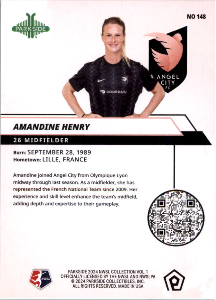 2024 Parkside NWSL Soccer Card Pick (Base) - Picture 169 of 217