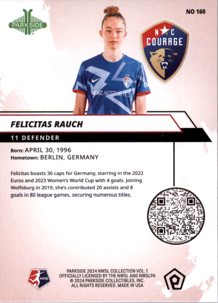 2024 Parkside NWSL Soccer Card Pick (Base) - Picture 179 of 217