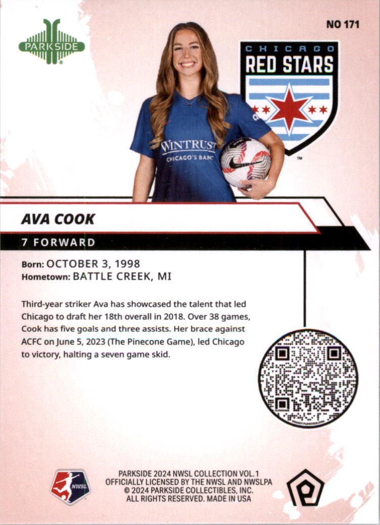2024 Parkside NWSL Soccer Card Pick (Base) - Picture 185 of 217