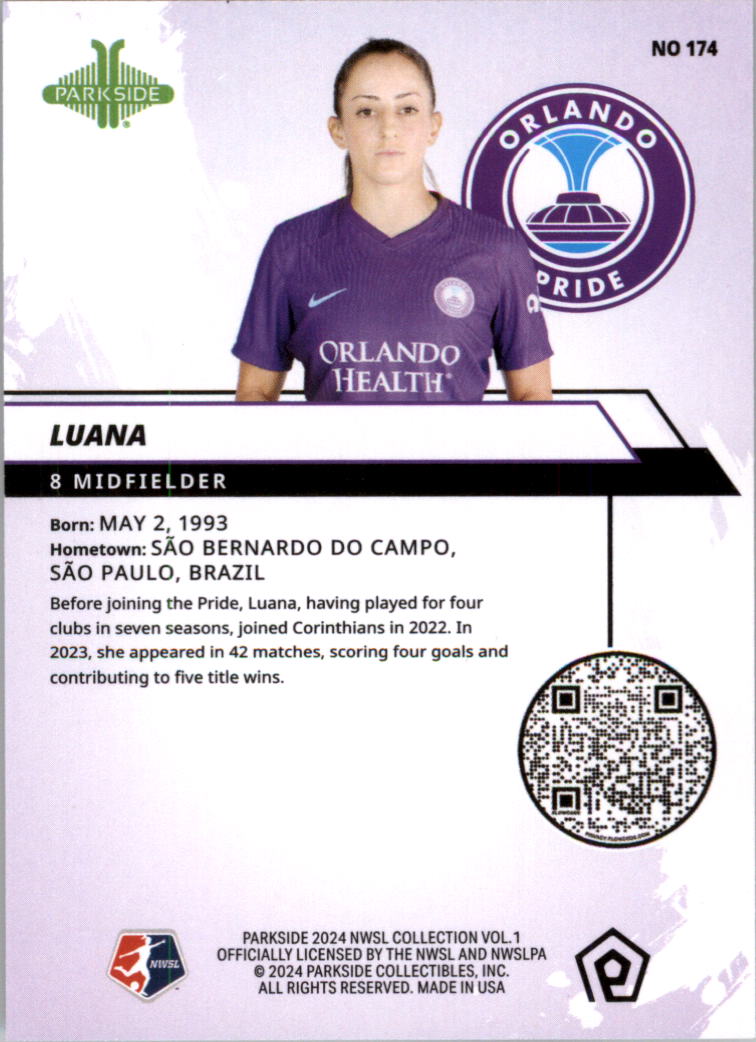 2024 Parkside NWSL Soccer Card Pick (Base) - Picture 191 of 217
