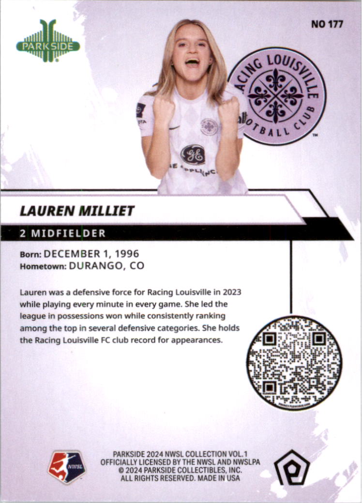 2024 Parkside NWSL Soccer Card Pick (Base) - Picture 195 of 217