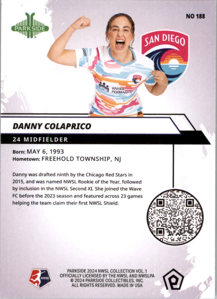 2024 Parkside NWSL Soccer Card Pick (Base) - Picture 201 of 217