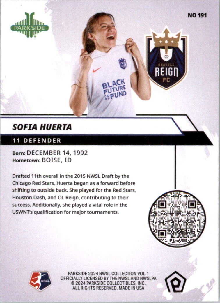 2024 Parkside NWSL Soccer Card Pick (Base) - Picture 205 of 217