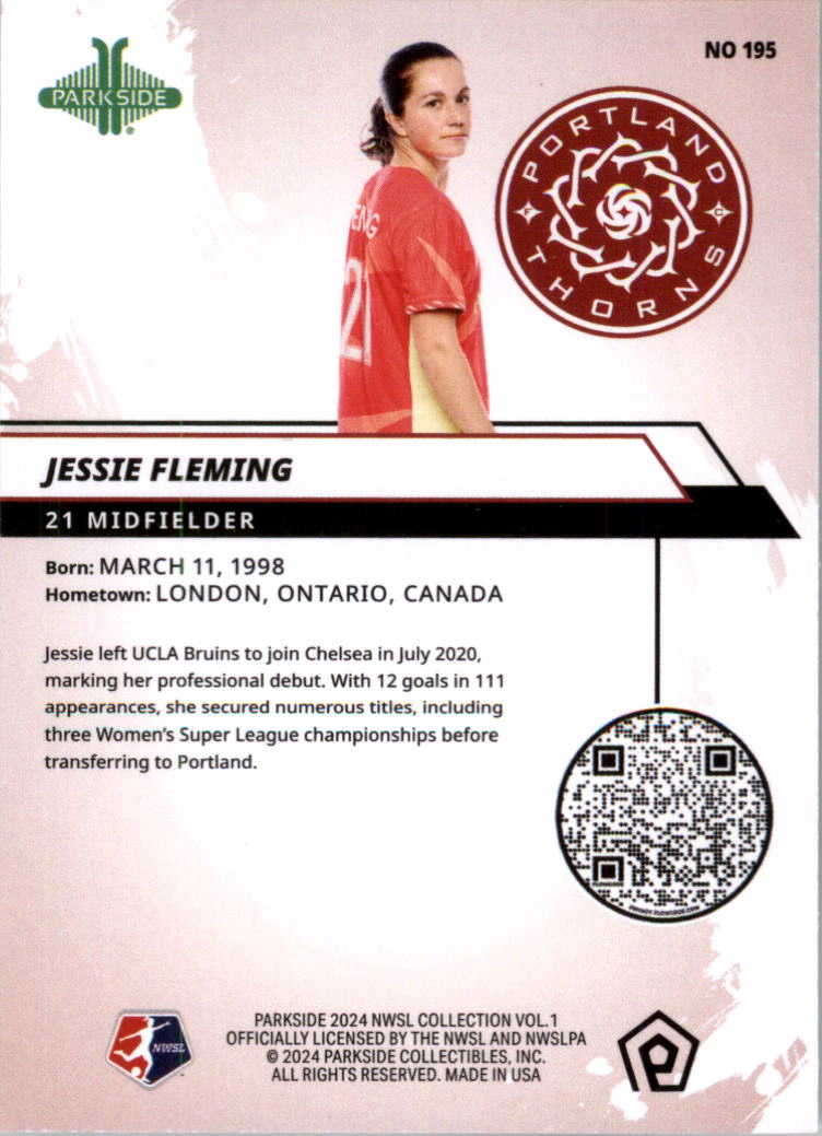2024 Parkside NWSL Soccer Card Pick (Base) - Picture 211 of 217