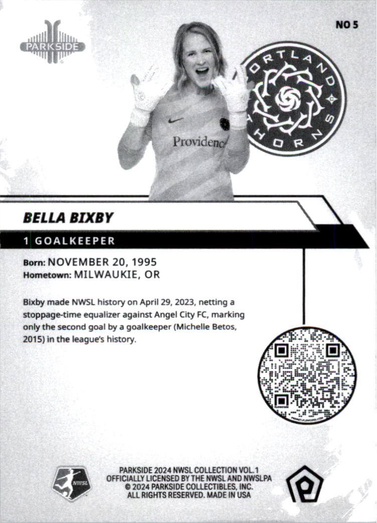 2024 Parkside NWSL Black and White Soccer Card Pick (Inserts) - Picture 5 of 41