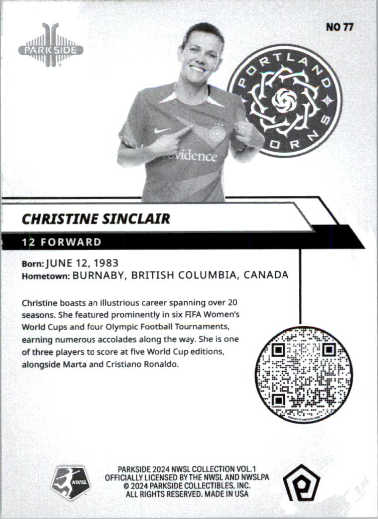 2024 Parkside NWSL Black and White Soccer Card Pick (Inserts) - Picture 13 of 41