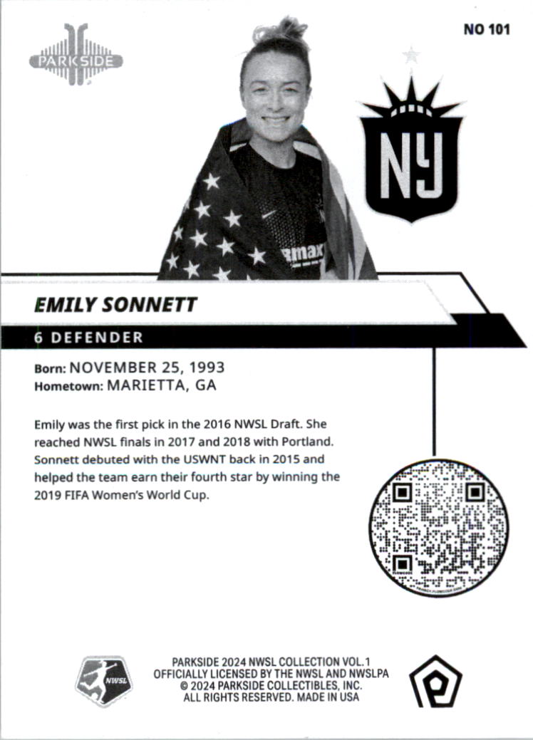 2024 Parkside NWSL Black and White Soccer Card Pick (Inserts) - Picture 19 of 41