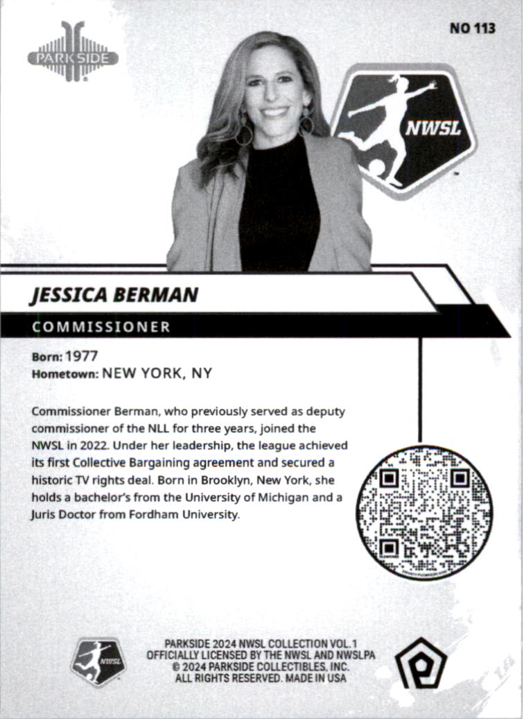 2024 Parkside NWSL Black and White Soccer Card Pick (Inserts) - Picture 25 of 41