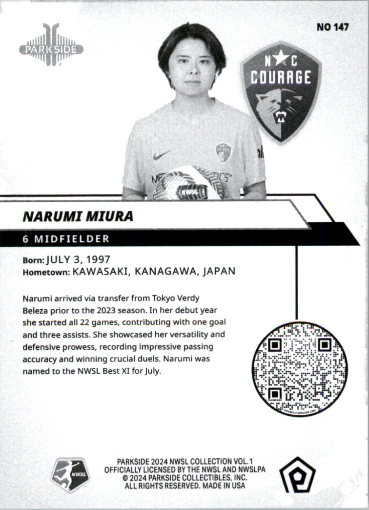 2024 Parkside NWSL Black and White Soccer Card Pick (Inserts) - Picture 31 of 41