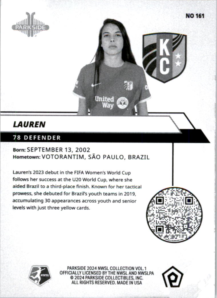 2024 Parkside NWSL Black and White Soccer Card Pick (Inserts) - Picture 35 of 41