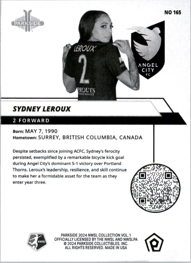 2024 Parkside NWSL Black and White Soccer Card Pick (Inserts) - Picture 37 of 41