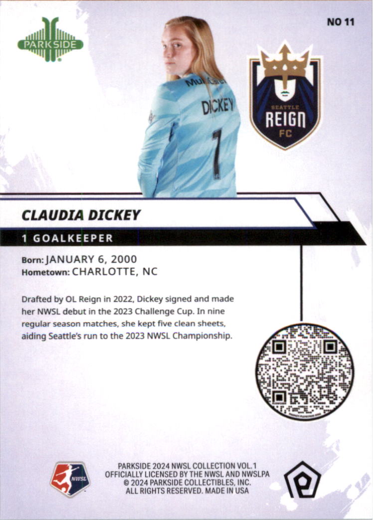 2024 Parkside NWSL Foil Soccer Card Pick (Inserts) - Picture 5 of 51