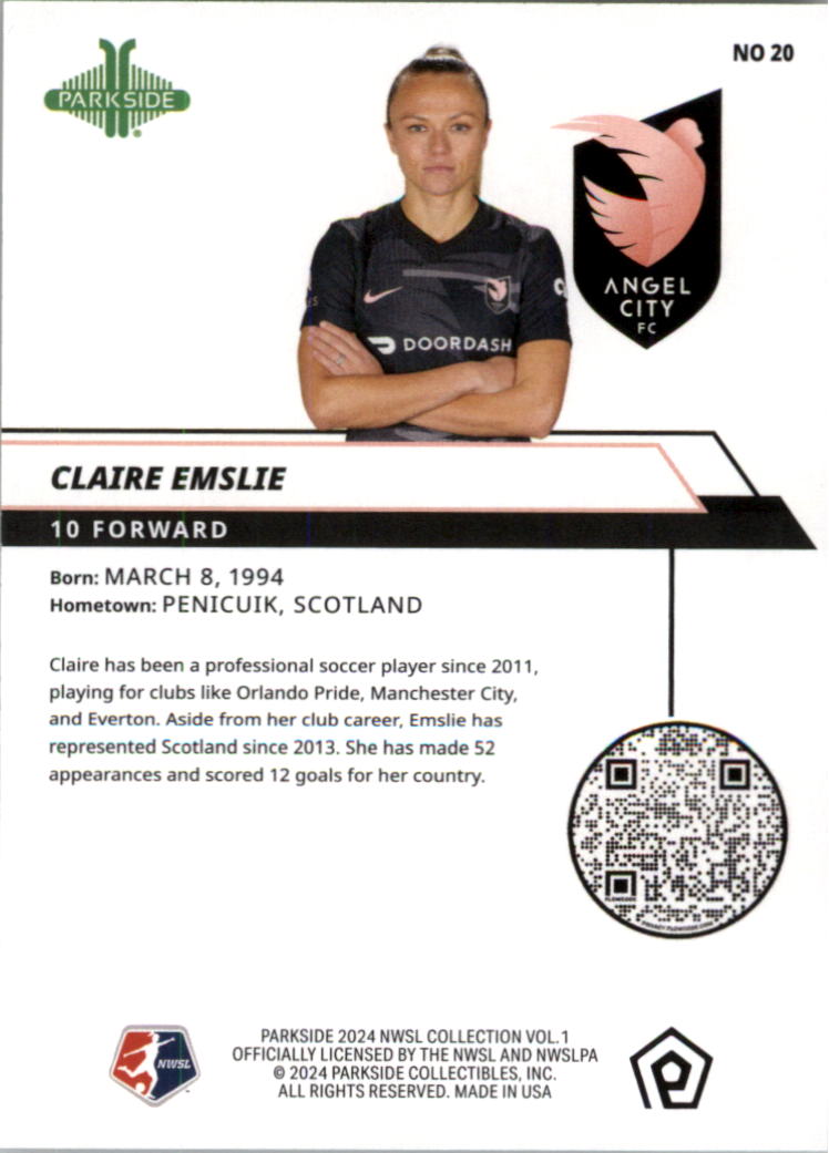 2024 Parkside NWSL Foil Soccer Card Pick (Inserts) - Picture 7 of 51