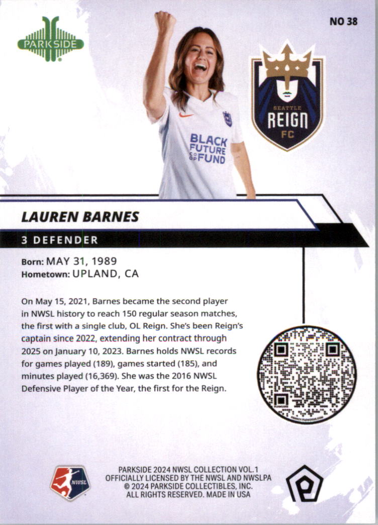 2024 Parkside NWSL Foil Soccer Card Pick (Inserts) - Picture 13 of 51