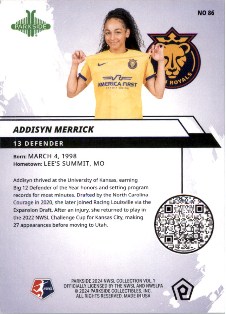 2024 Parkside NWSL Foil Soccer Card Pick (Inserts) - Picture 27 of 51