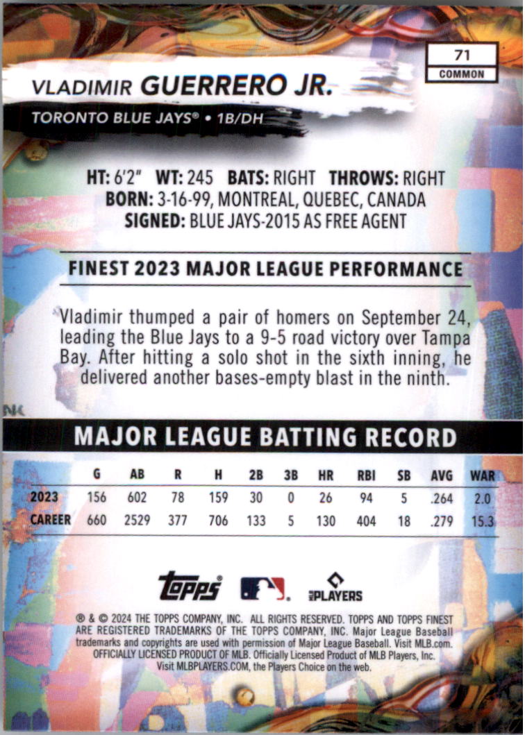 2024 Finest Baseball Card Pick - Picture 129 of 290