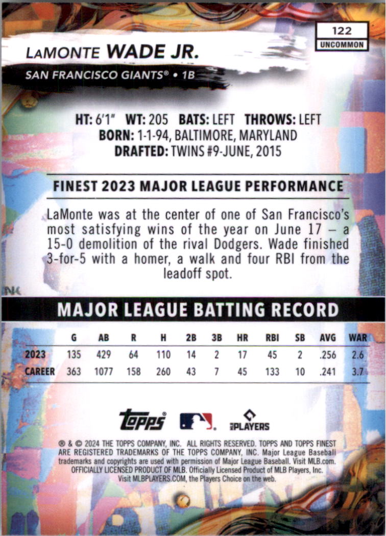 2024 Finest Baseball Card Pick - Picture 206 of 290