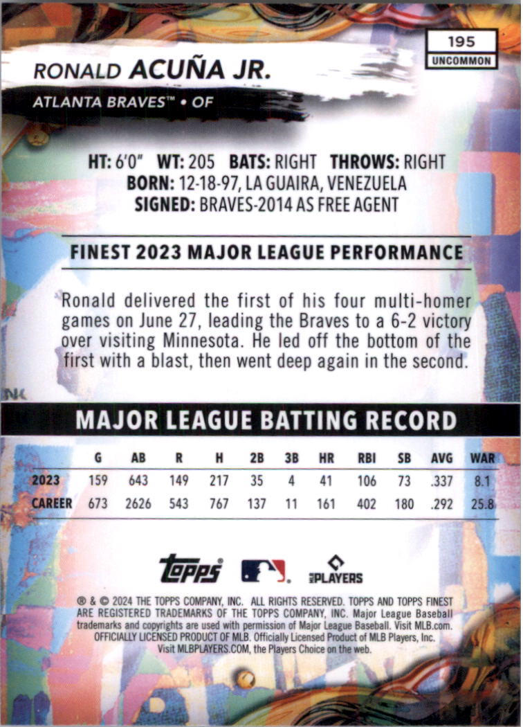 2024 Finest Baseball Card Pick - Picture 268 of 290