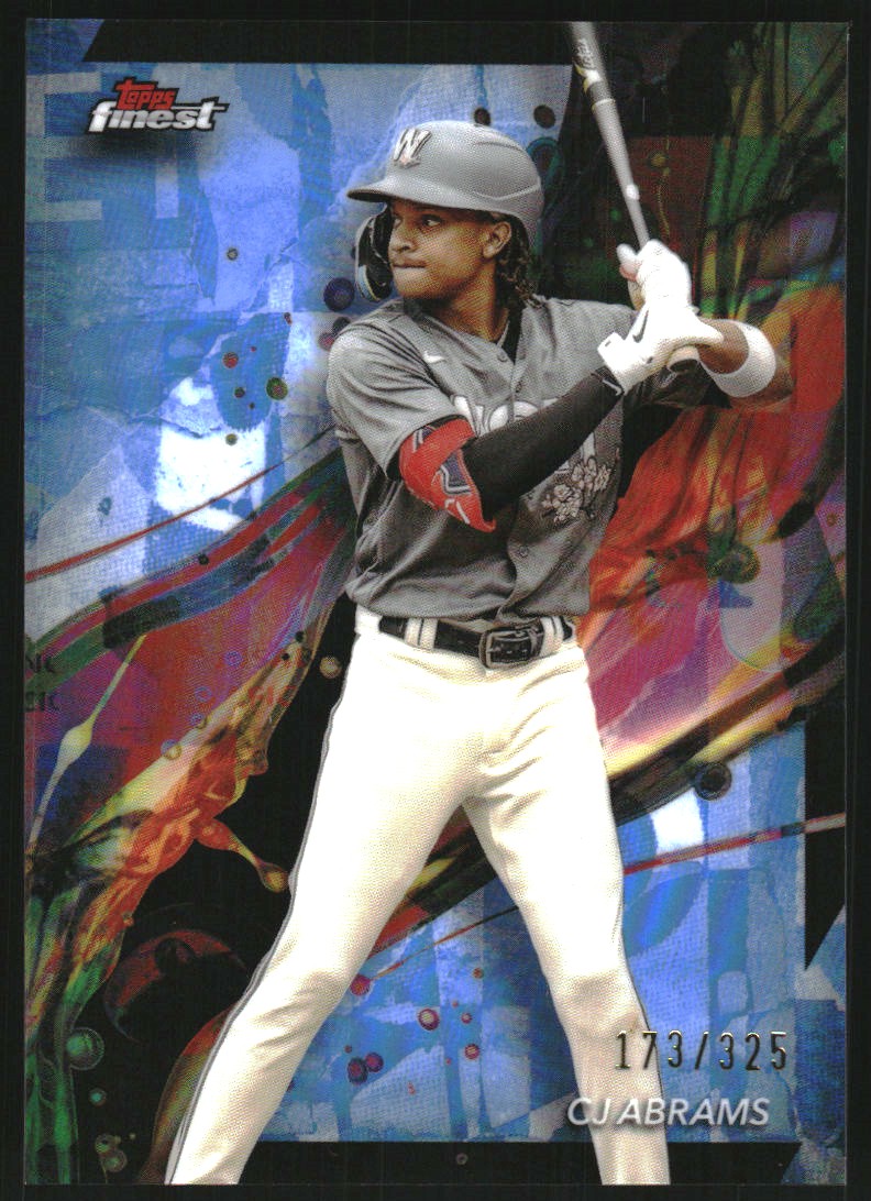 2024 Finest Sky Blue Refractors #60 CJ Abrams