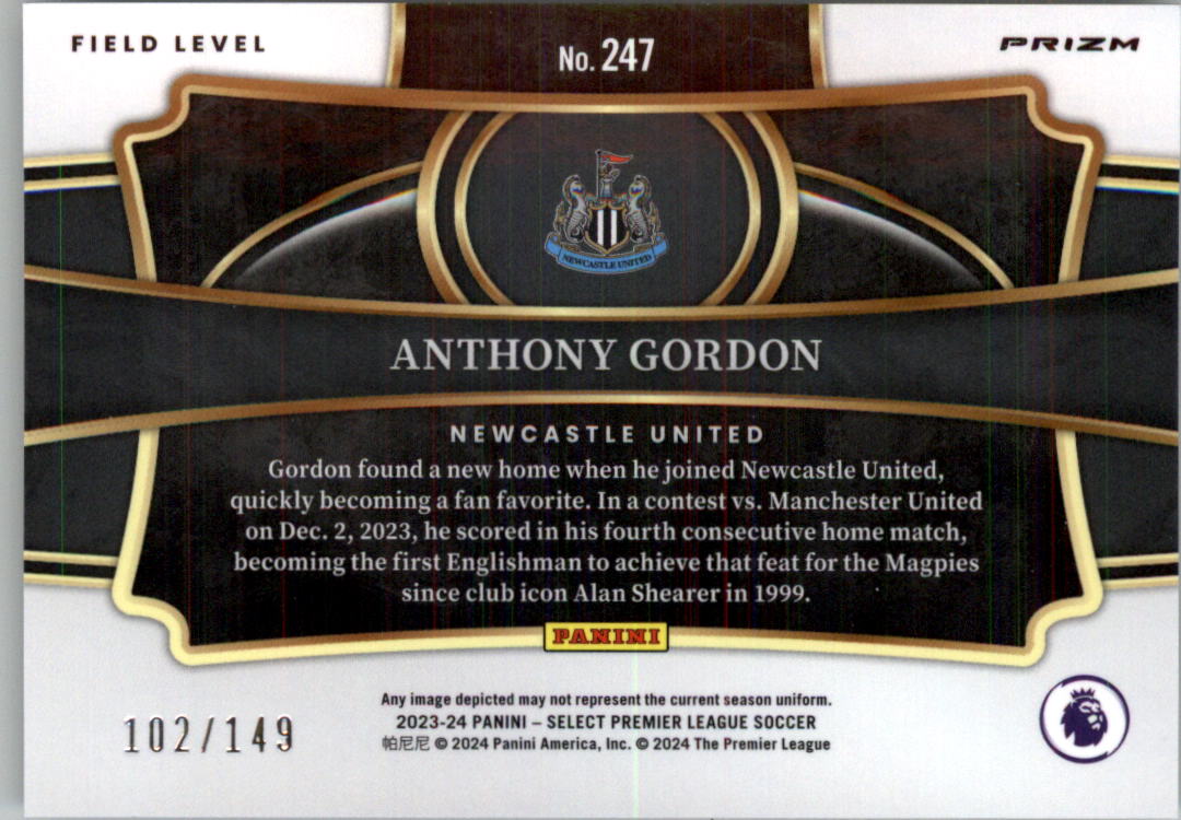 2023-24 Select English Premier League Purple Soccer Card Pick (Inserts) - Picture 49 of 51