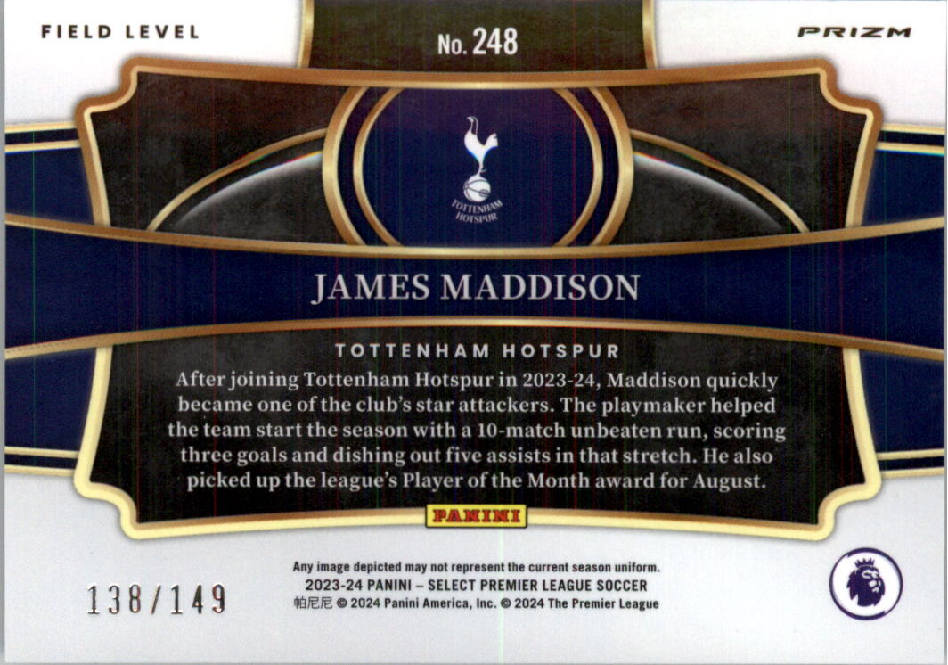 2023-24 Select English Premier League Purple Soccer Card Pick (Inserts) - Picture 51 of 51