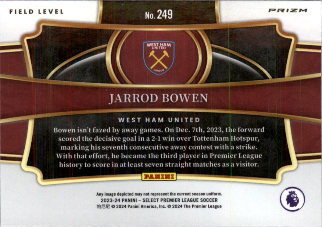 2023-24 Select English Premier League Red Soccer Card Pick (Inserts) - Picture 81 of 81