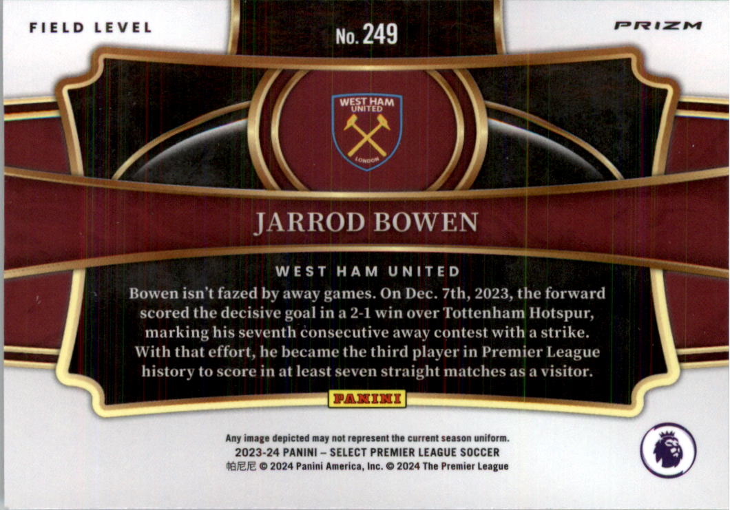 2023-24 Select English Premier League Silver Soccer Card Pick (Inserts) - Picture 169 of 169