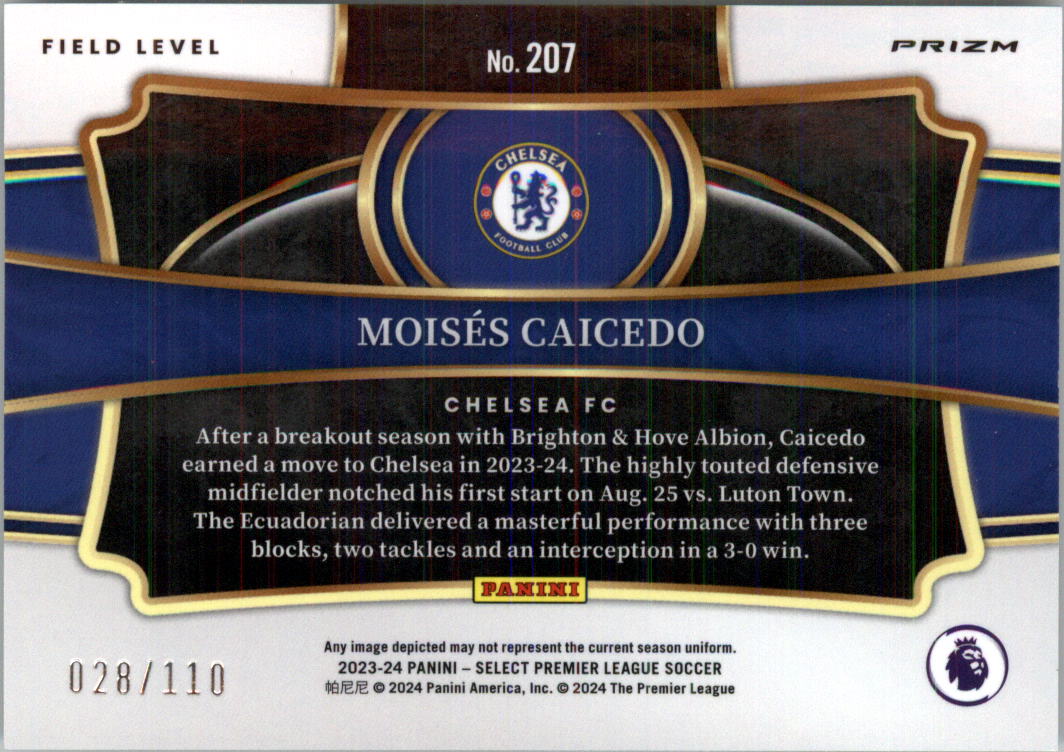 2023-24 Select English Premier League Winter Camo Soccer Card Pick (Inserts)