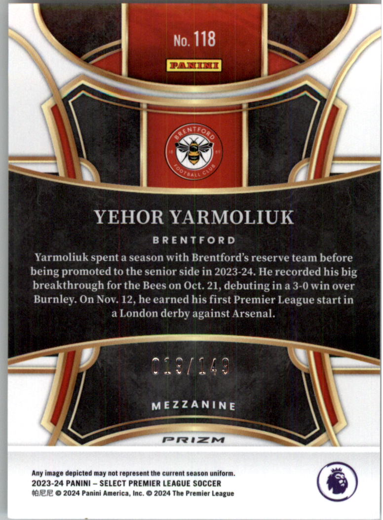 2023-24 Select English Premier League Purple Soccer Card Pick (Inserts) - Picture 23 of 51