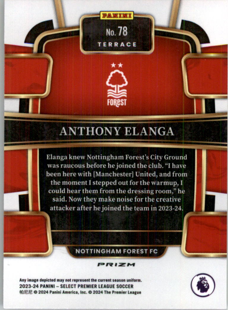 2023-24 Select English Premier League Red Soccer Card Pick (Inserts) - Picture 25 of 81