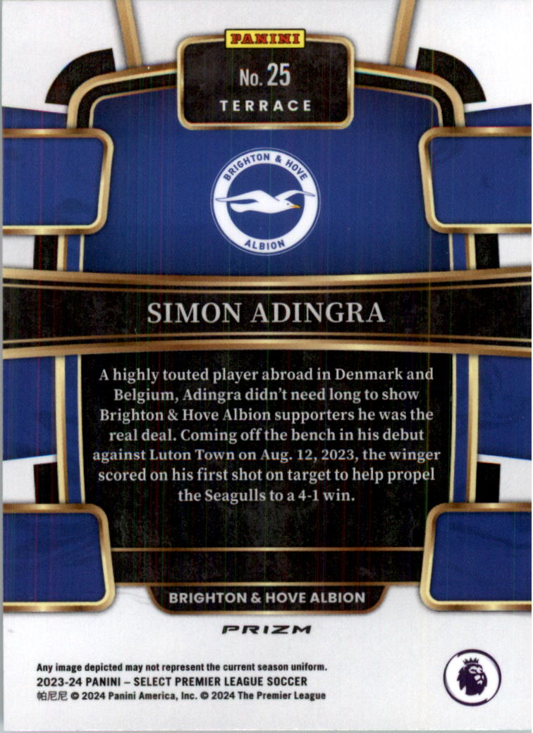 2023-24 Select English Premier League Silver Soccer Card Pick (Inserts) - Picture 13 of 169