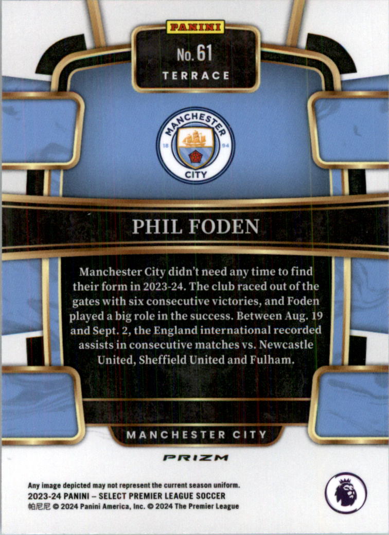 2023-24 Select English Premier League Silver Soccer Card Pick (Inserts) - Picture 39 of 169