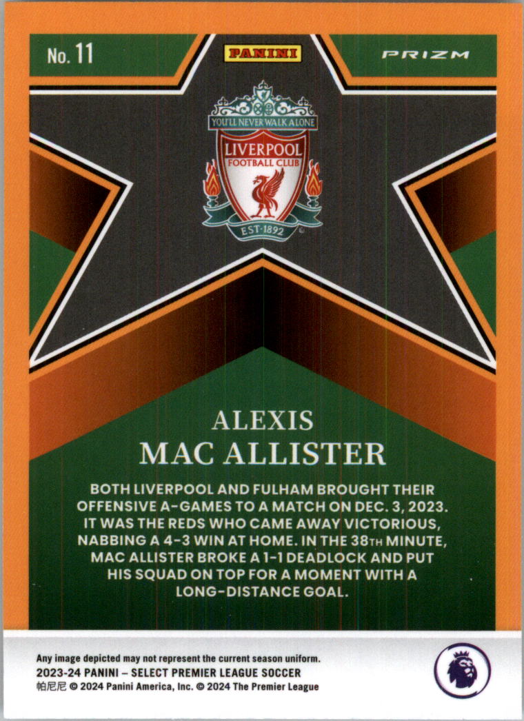 2023-24 Select English Premier League Select Stars Soccer Card Pick (Inserts) - Picture 19 of 39