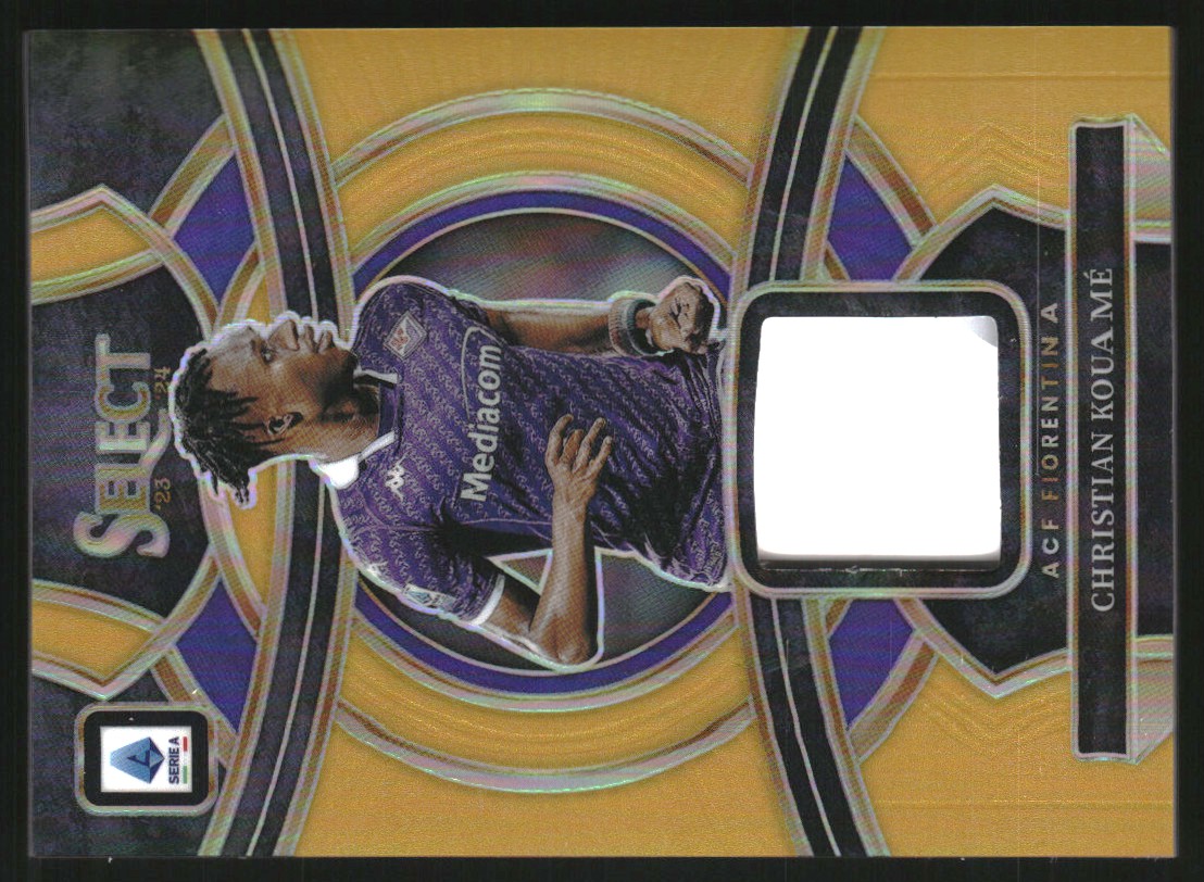 2023-24 Select Serie A Select Swatches Gold #29 Christian Kouame