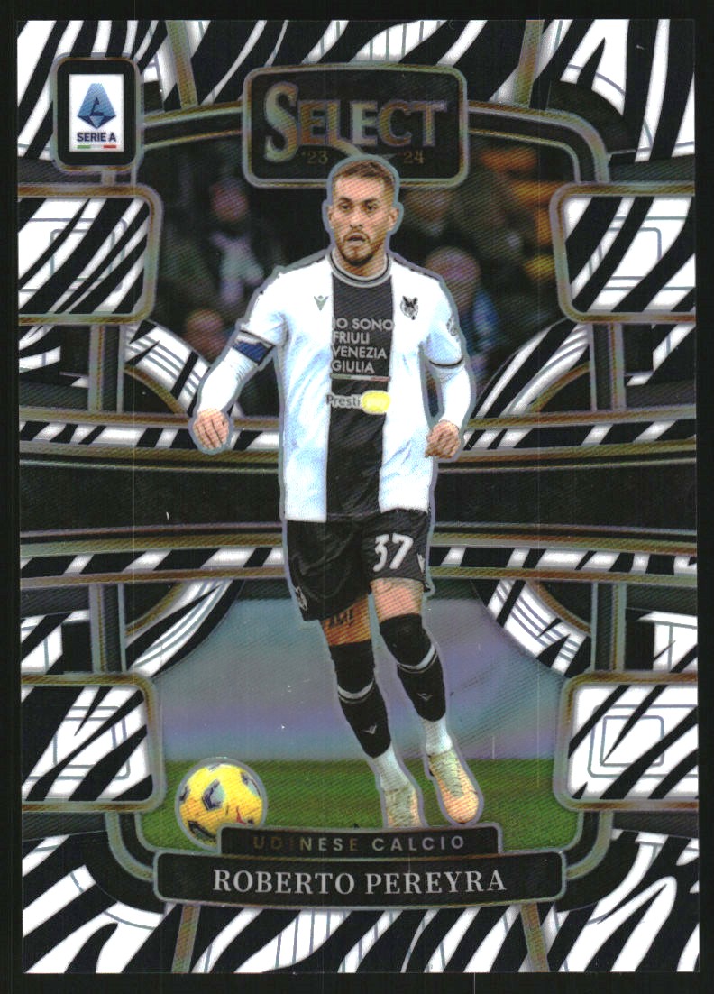 2023-24 Select Serie A Zebra #85 Roberto Pereyra